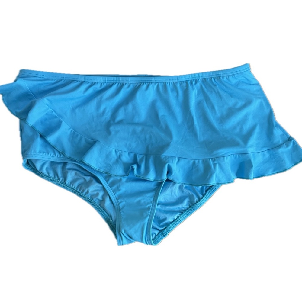 Land’s End Asymmetrical Ruffle Bikini Bottom